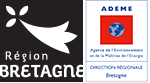 Logo Région Bretagne et Logo Ademe